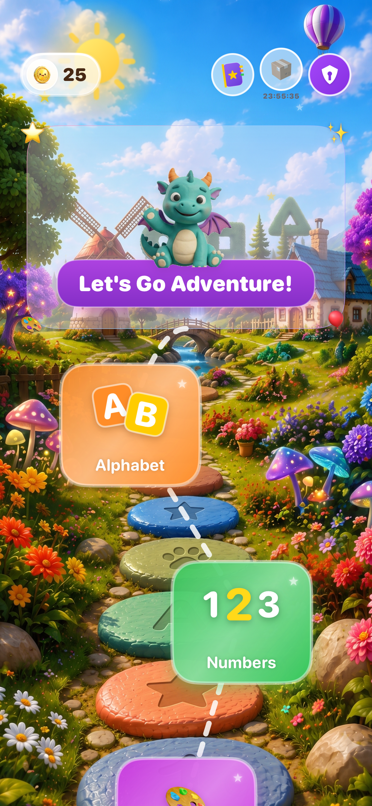 Kidzio App Dashboard