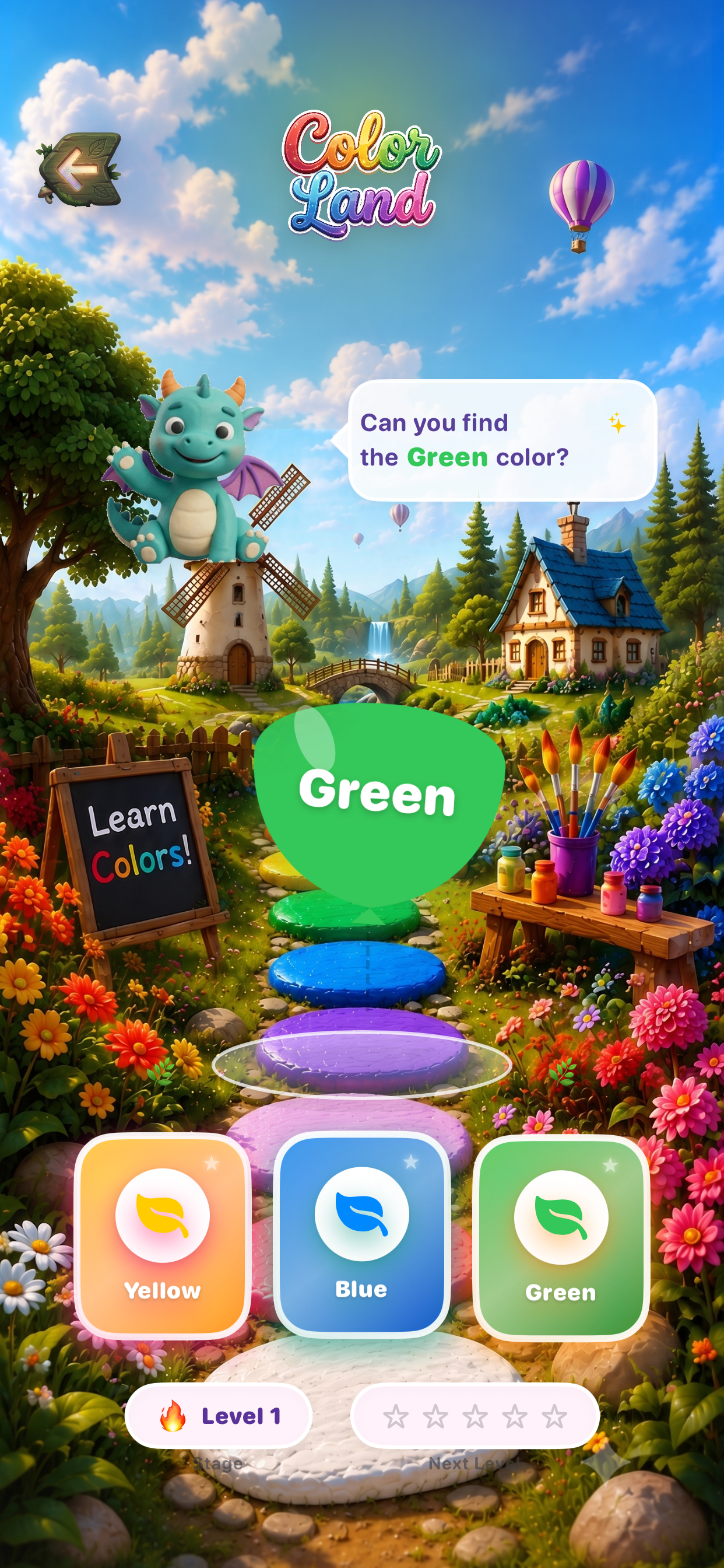 Color Land Gameplay Screen